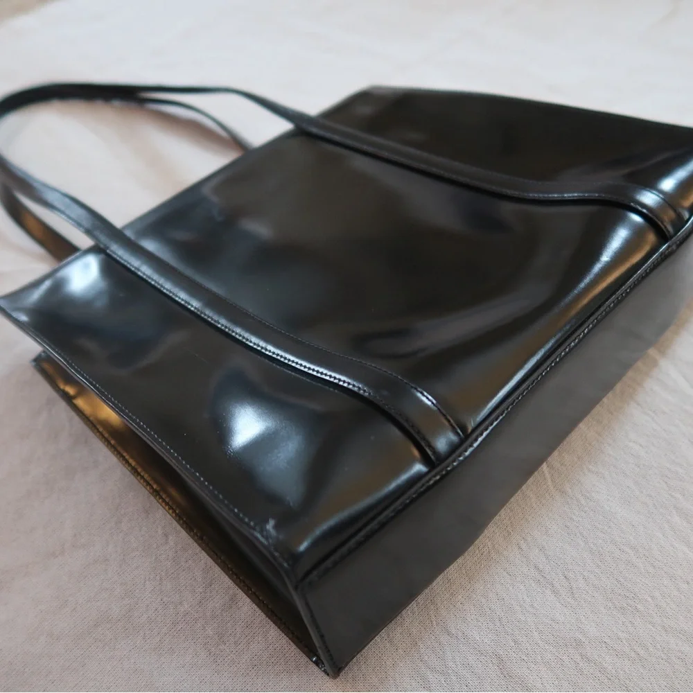 Vintage 90’s Prada Spazzolato Black Tote Bag CBK - Picture 12 of 13